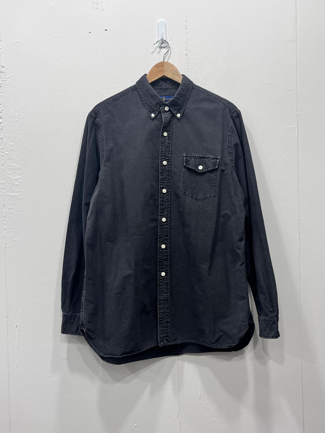 폴로랄프로렌 흑청 포켓 데님 셔츠 L 상품이미지4