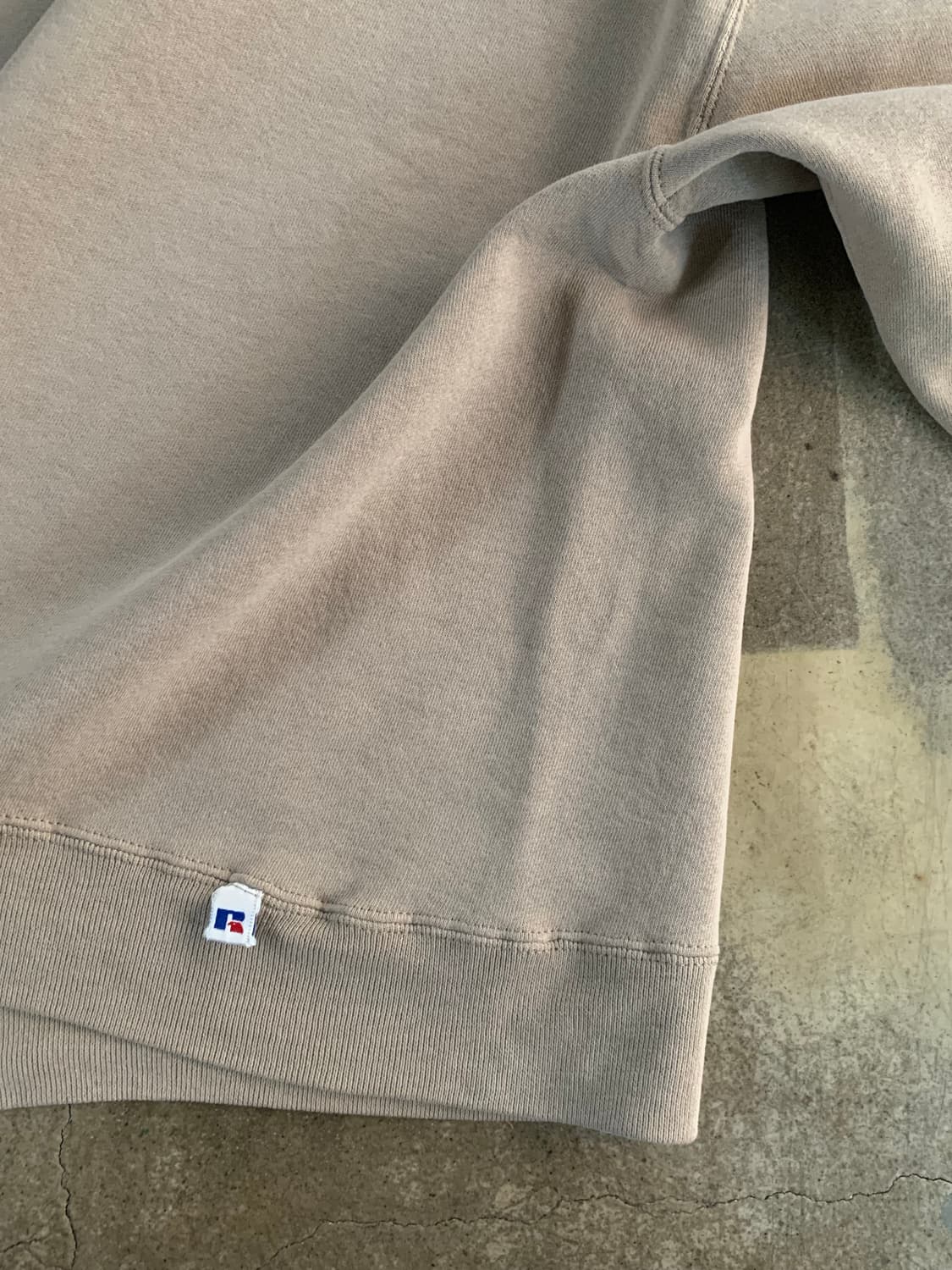 90s 러셀 애슬레틱 튜블러 스웻셔츠 샌드 상품이미지3