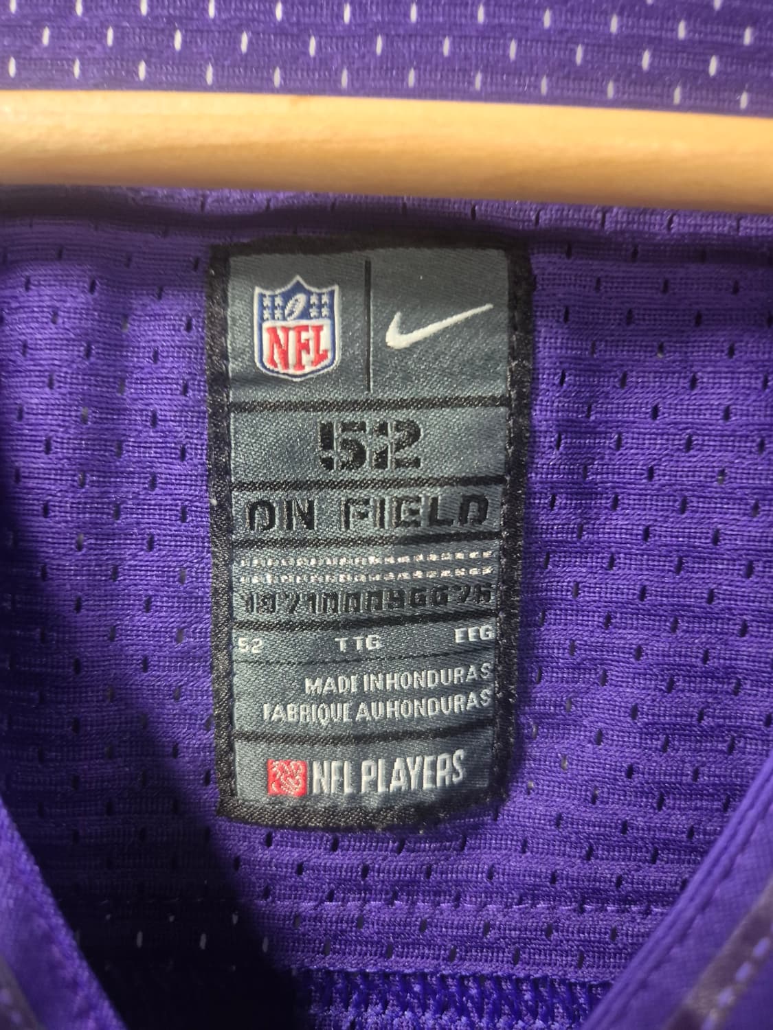 *무료배송* 나이키 XXL사이즈  NFL 바이킹스 8번 반팔(상태A급) 상품이미지6