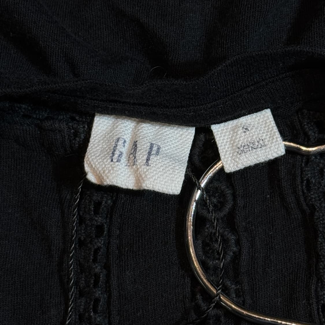 모리걸 빈티지 블랙 베스트 상품이미지4