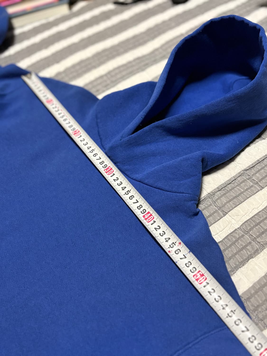 90s 빈티지 러셀 후드 블루 컬러 XL 초레어 상품이미지7