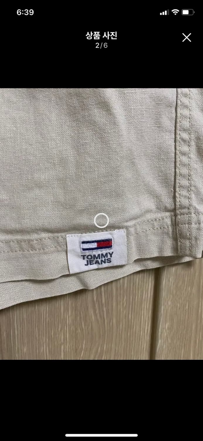 TOMMY JEANS 타미진스 린넨 하프팬츠 M사이즈 상품이미지2