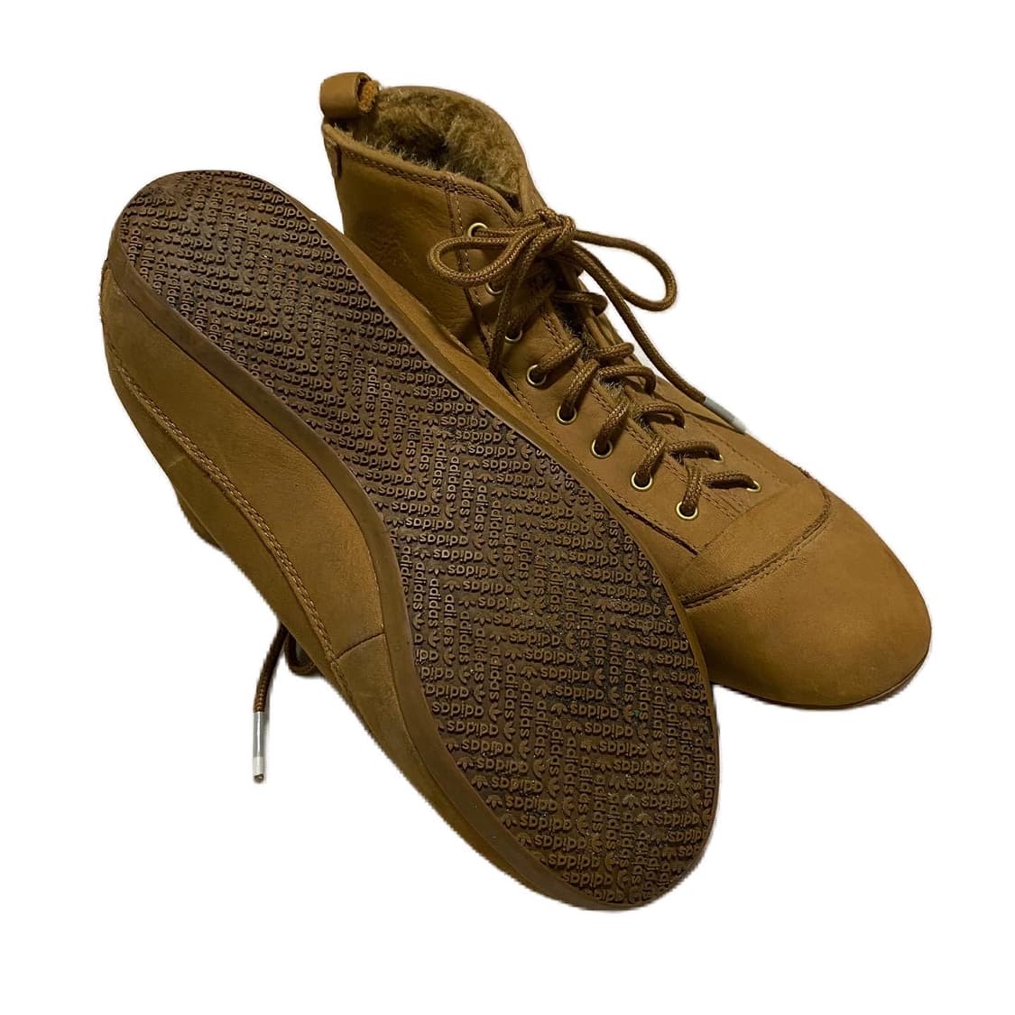 adidas vtg brown fur high top 상품이미지2