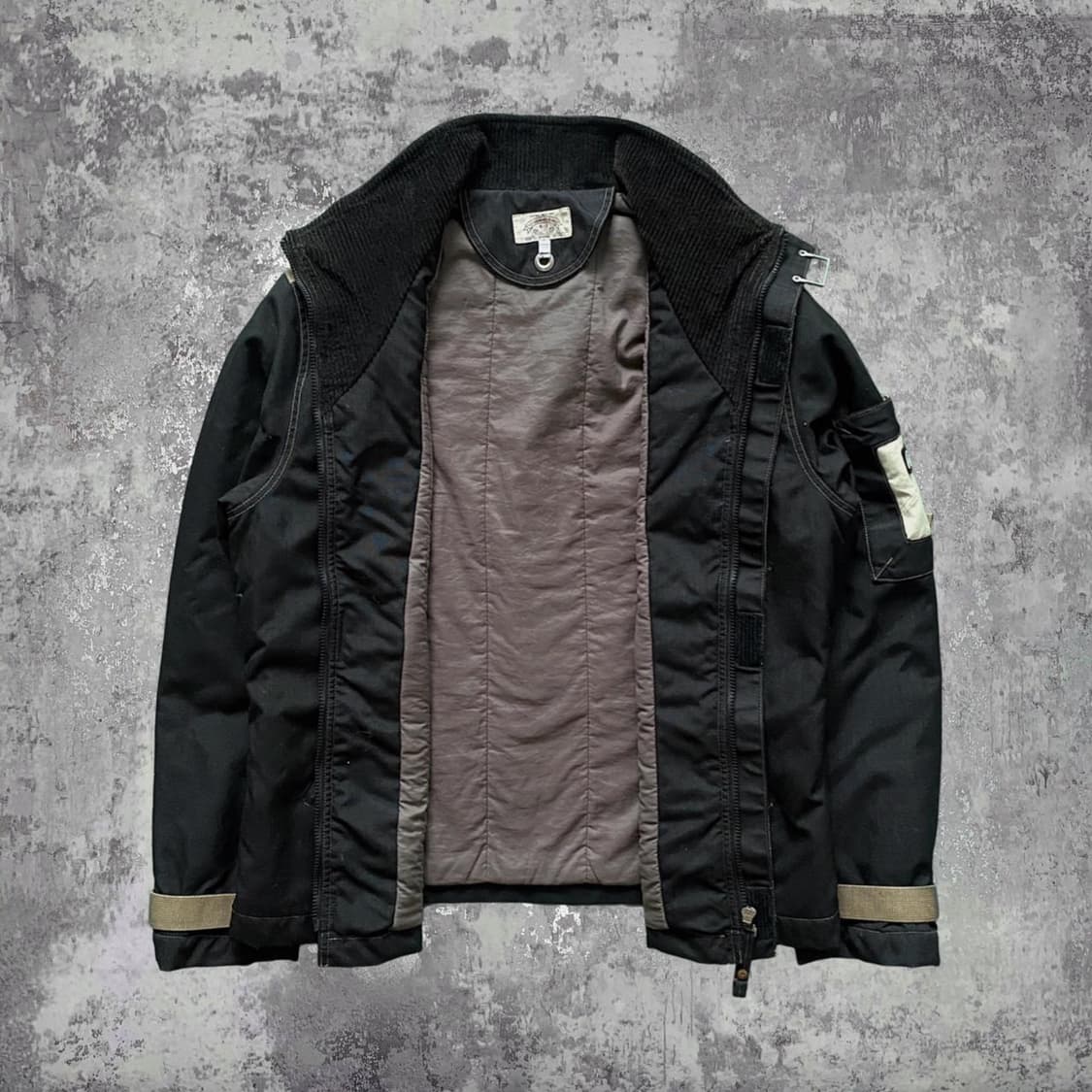 90's 아르마니 진스(ARMANI JEANS) 에코 스톤 밀리터리 자켓 상품이미지4