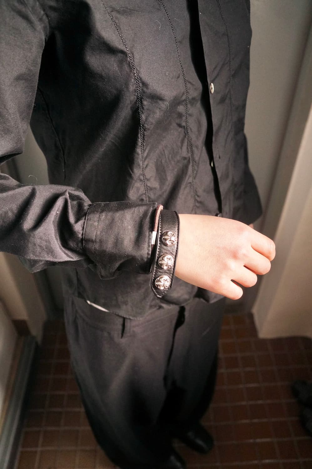 크롬하츠 레더 팔찌 상품이미지7