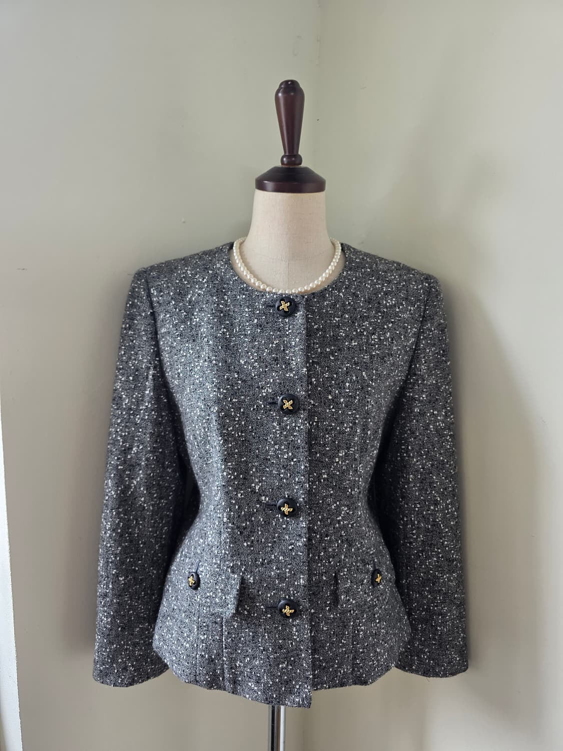 보카시 부클 트위드 자켓  상품이미지1