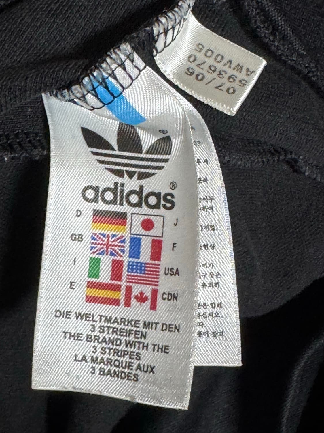 아디다스 검정 레드 져지 XL 상품이미지3