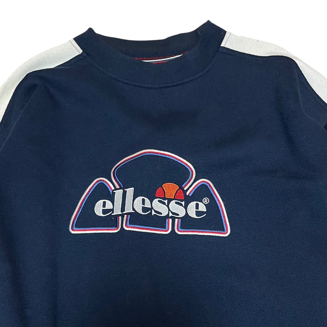 ELLESSE, crew neck sweatshirt top_Navy 상품이미지3