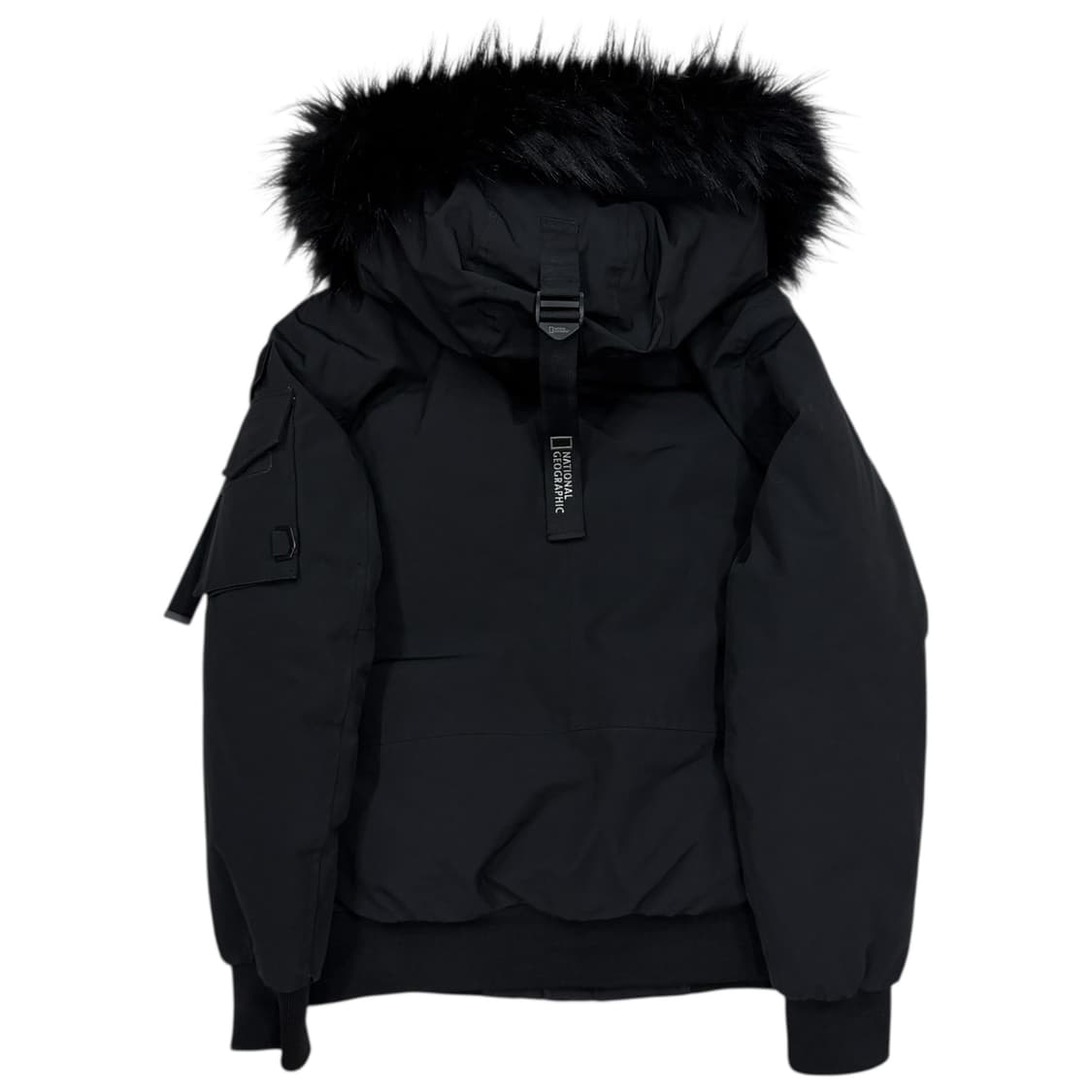 내셔널지오그래픽 타루가 숏패딩 점퍼 블랙 S 상품이미지2