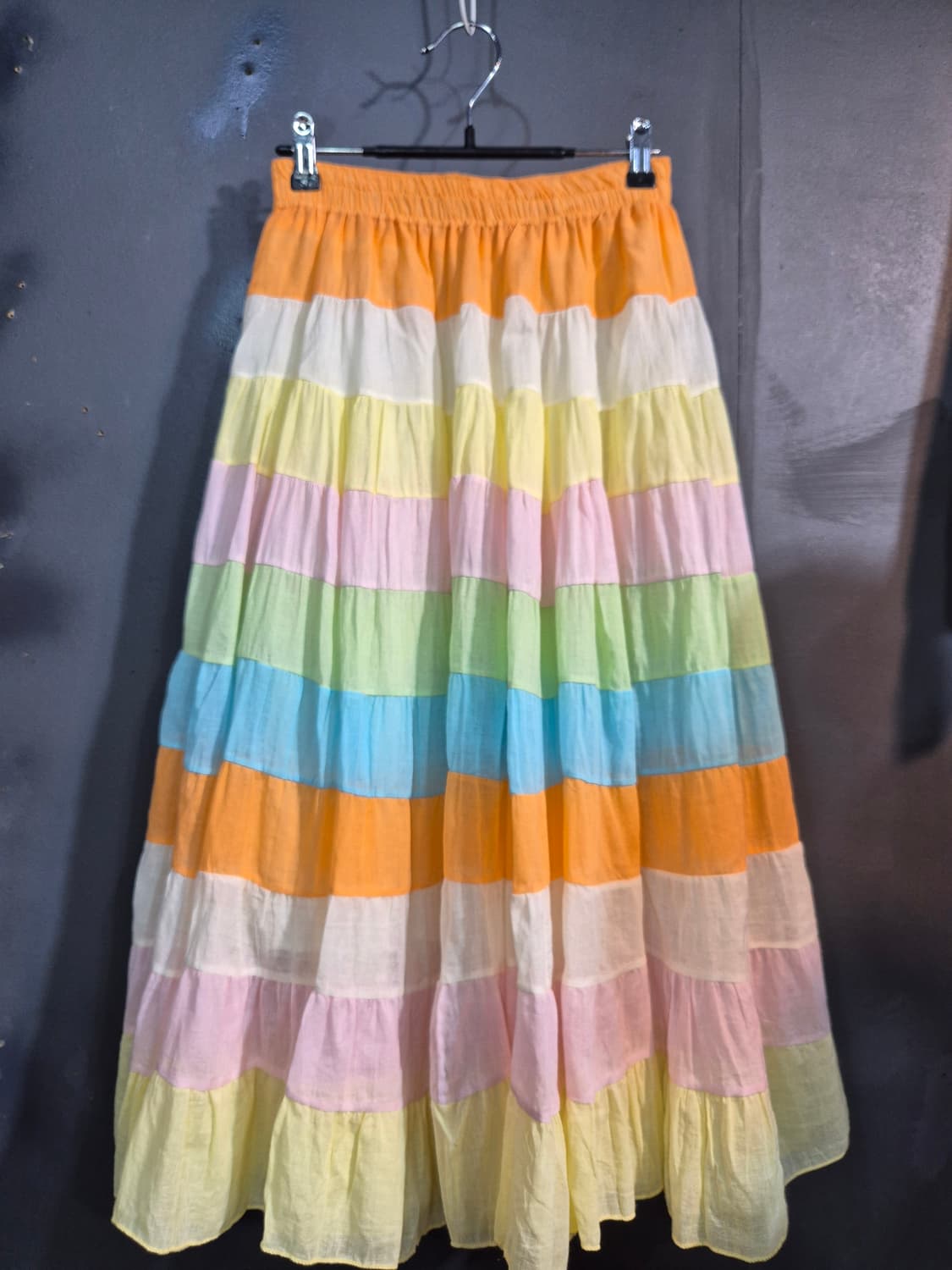 파스텔 캉캉 롱 스커트 55 66 상품이미지1