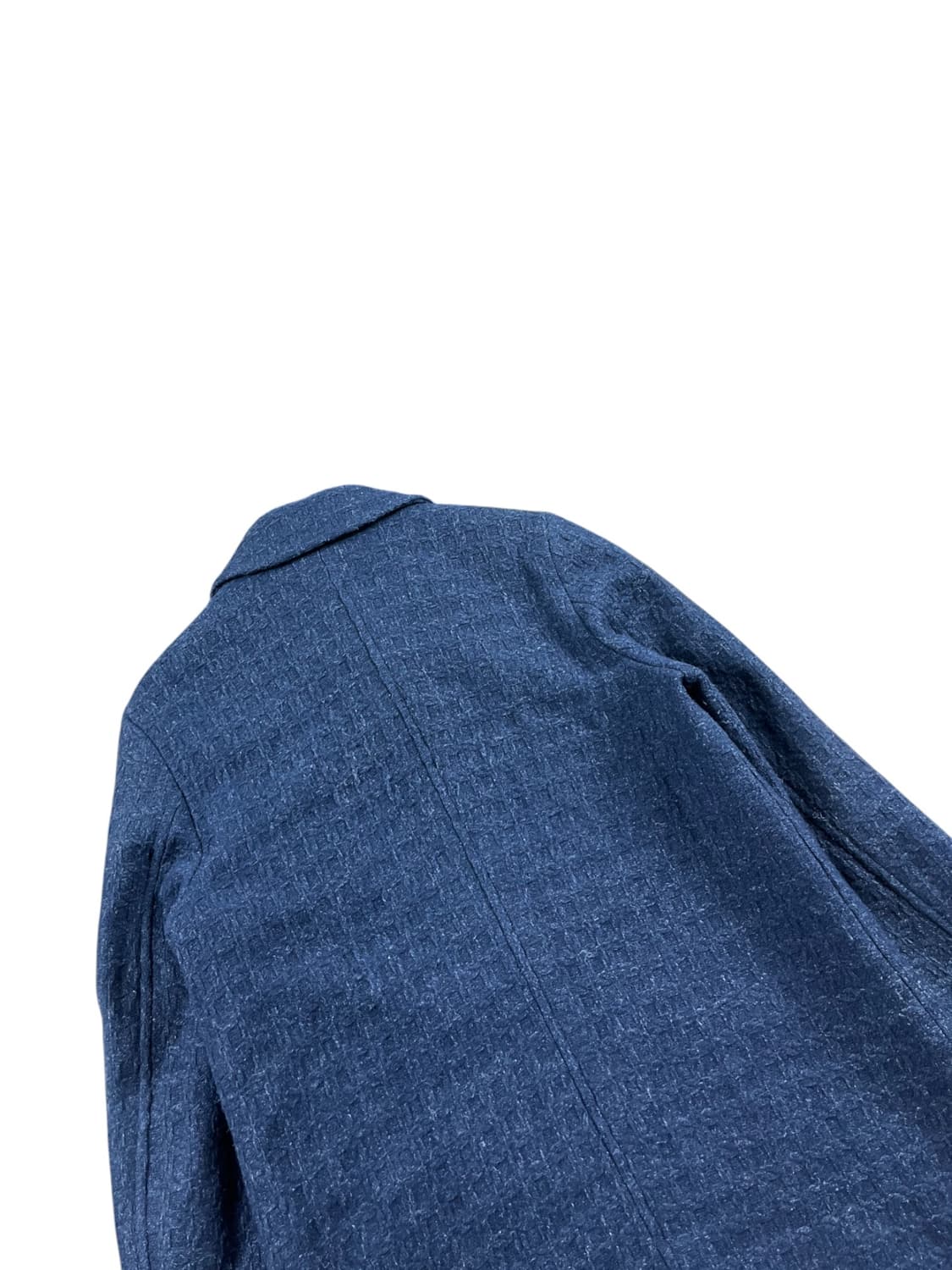 Vintage 블루 울 트위드 코트  상품이미지4