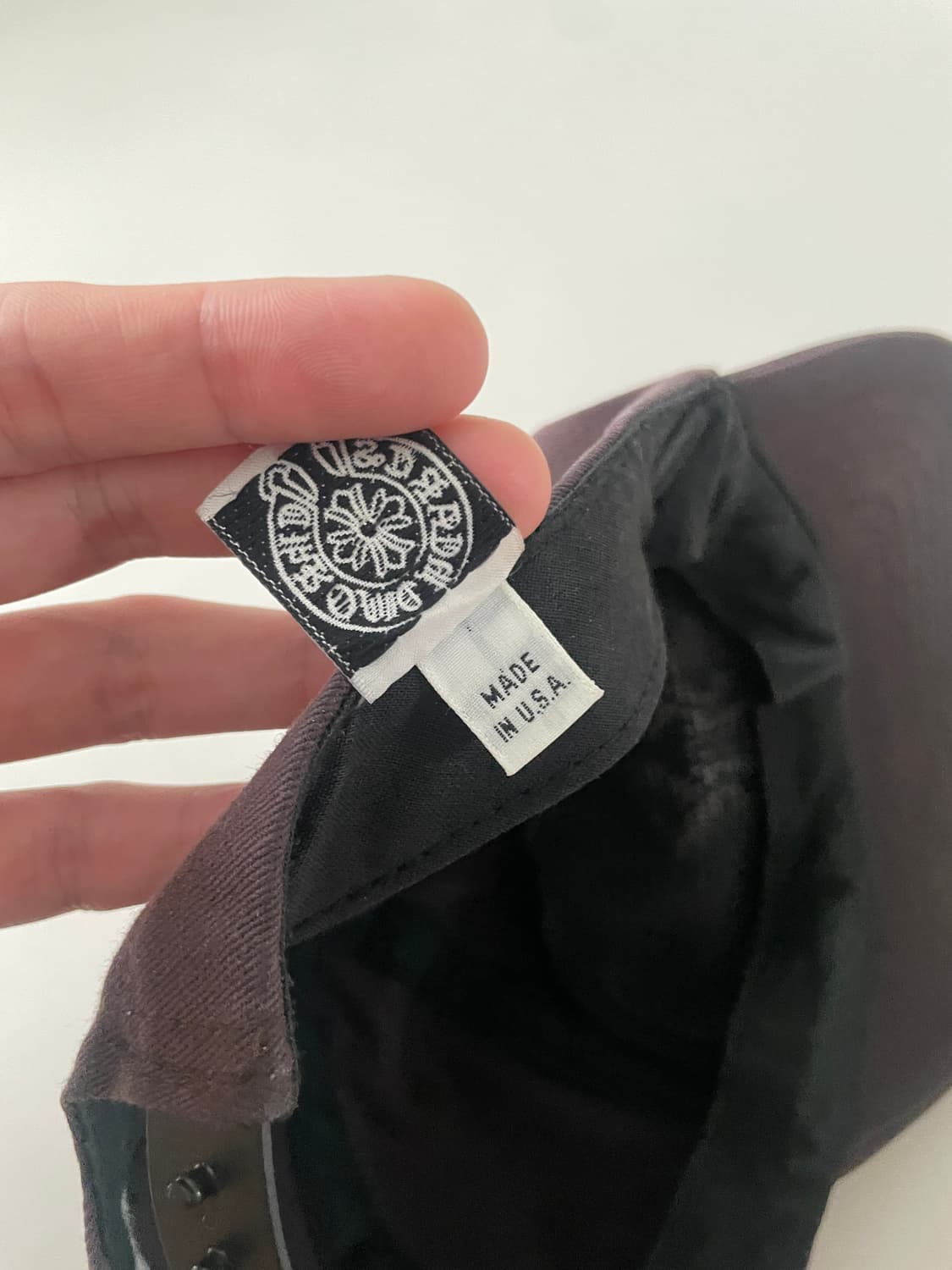 90s 크롬하츠 대거 볼캡 브라운 상품이미지6