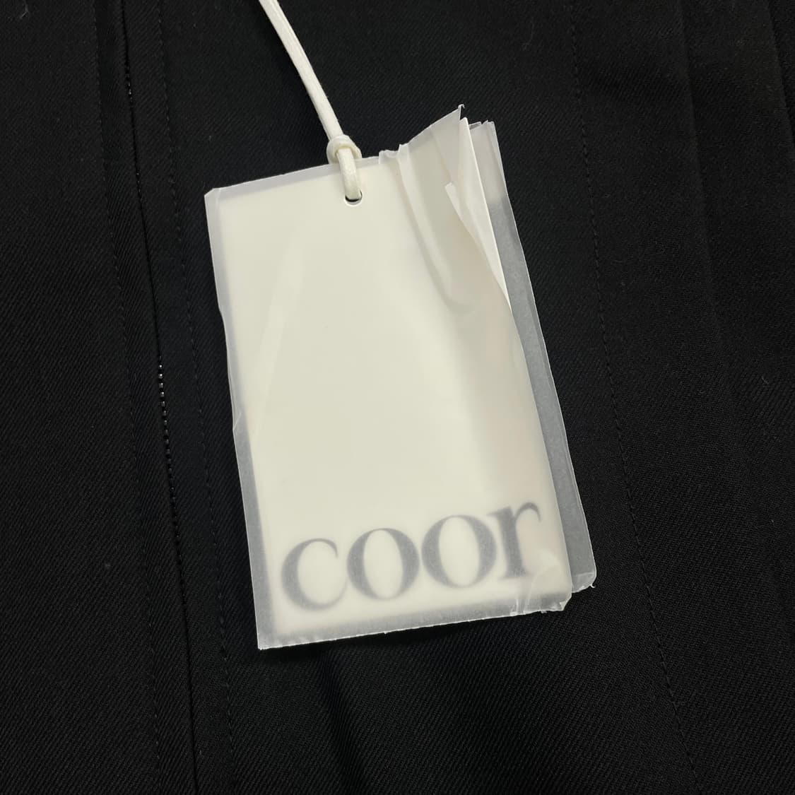 쿠어 Coor 울 블루종 자켓 블랙 상품이미지3