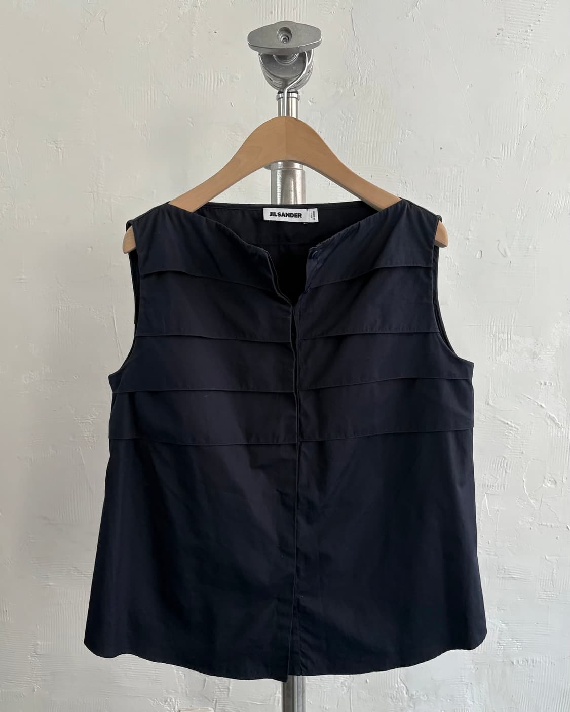 Jil Sander 질샌더 네이비 프릴 슬리브리스 상품이미지5