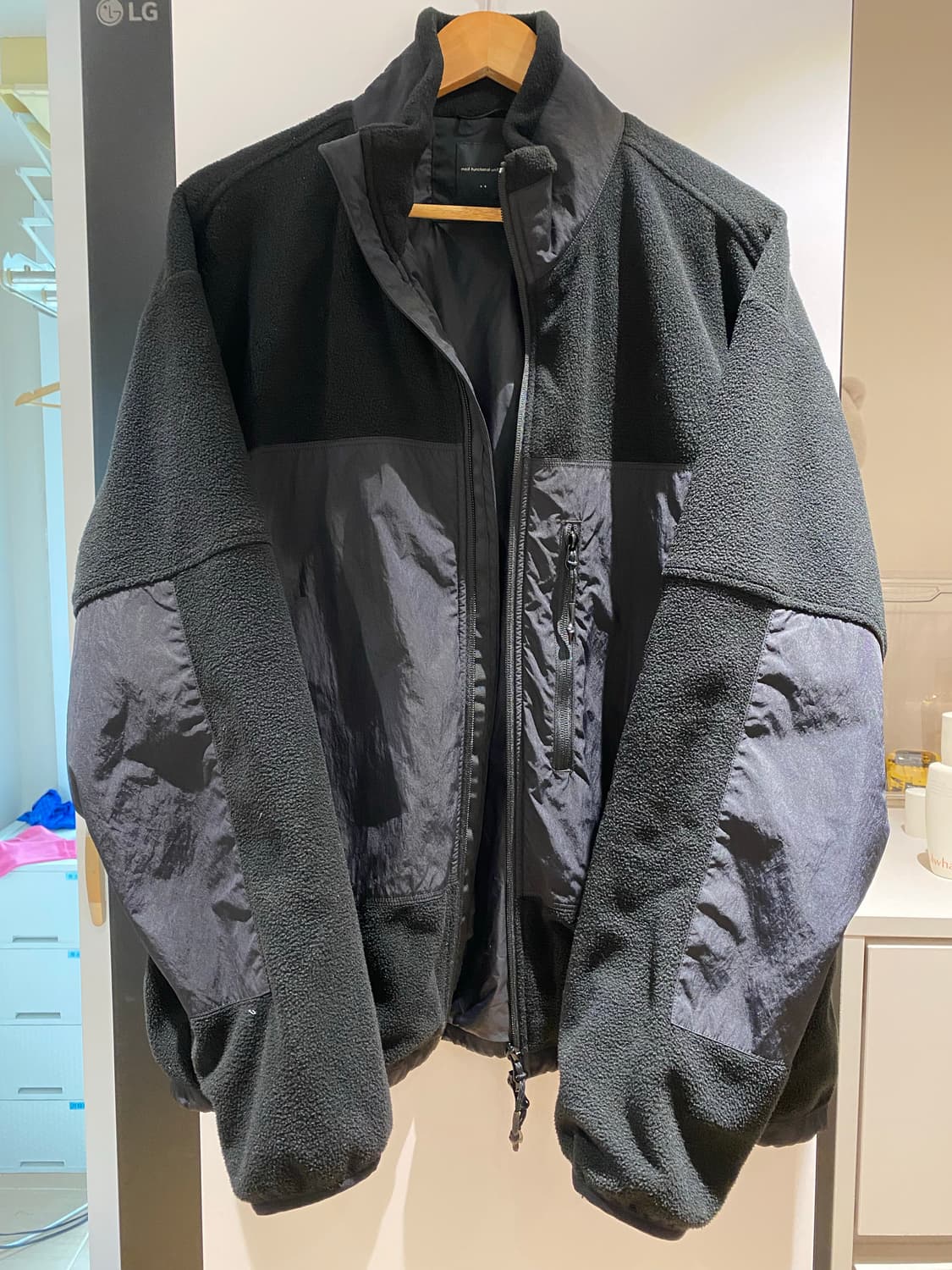 모이프 하이커 플리스 점퍼 블랙 2 상품이미지2