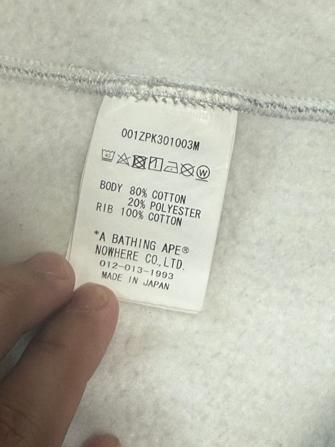 베이프 시티카모 2024 샤크후드 그레이 상품이미지3