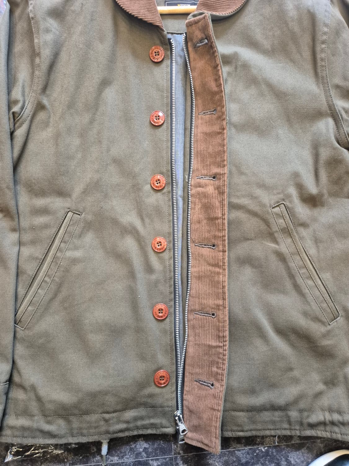 프리즘웍스 코듀로이 워크 덱 자켓 상품이미지5