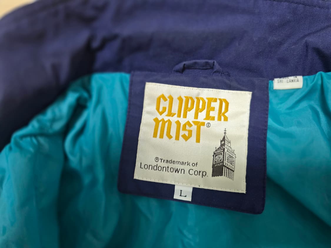 빈티지 Clipper Mist by Londontown 컬러블록 점퍼 L 상품이미지3