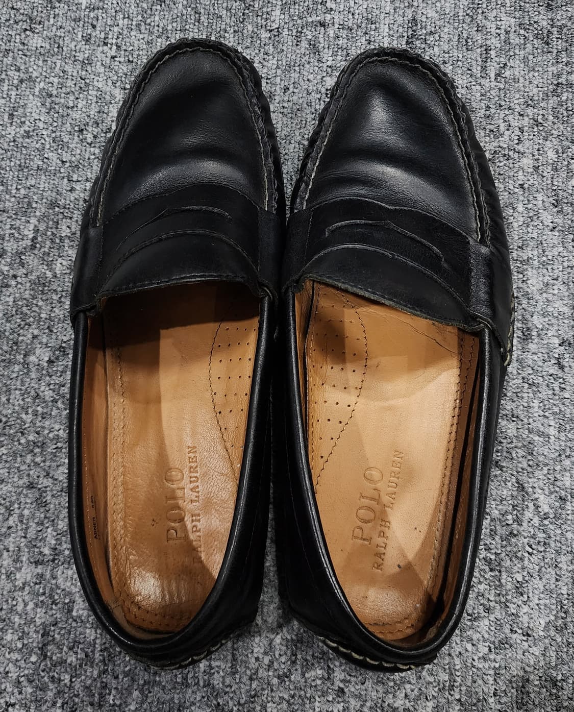 폴로 랄프로렌 Anders 페니 로퍼 레더 로퍼 8.5D 상품이미지5