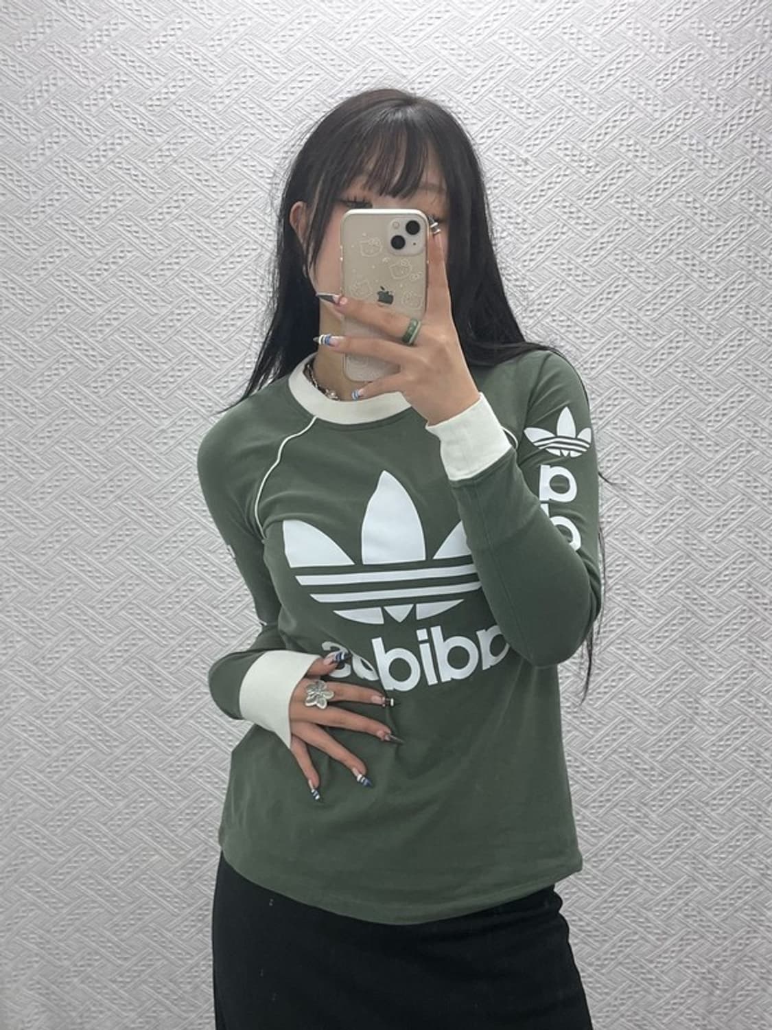 아디다스 스타디움 빈티지 베이스그린 롱슬리브 S C07643 상품이미지2