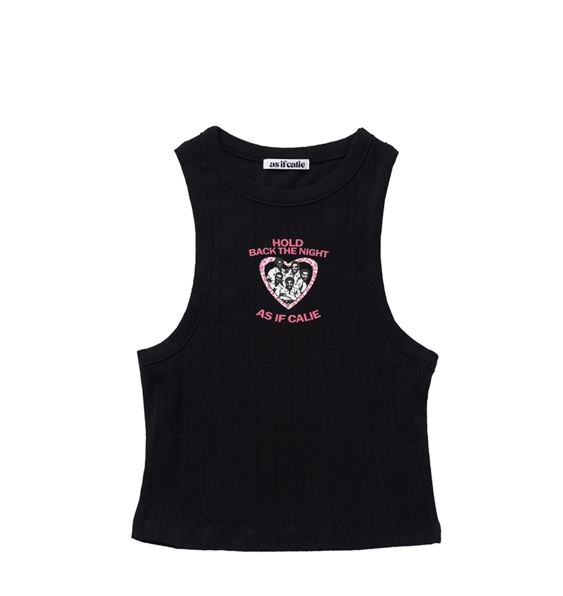 에즈이프캘리) 프린팅 크롭 나시 상품이미지1