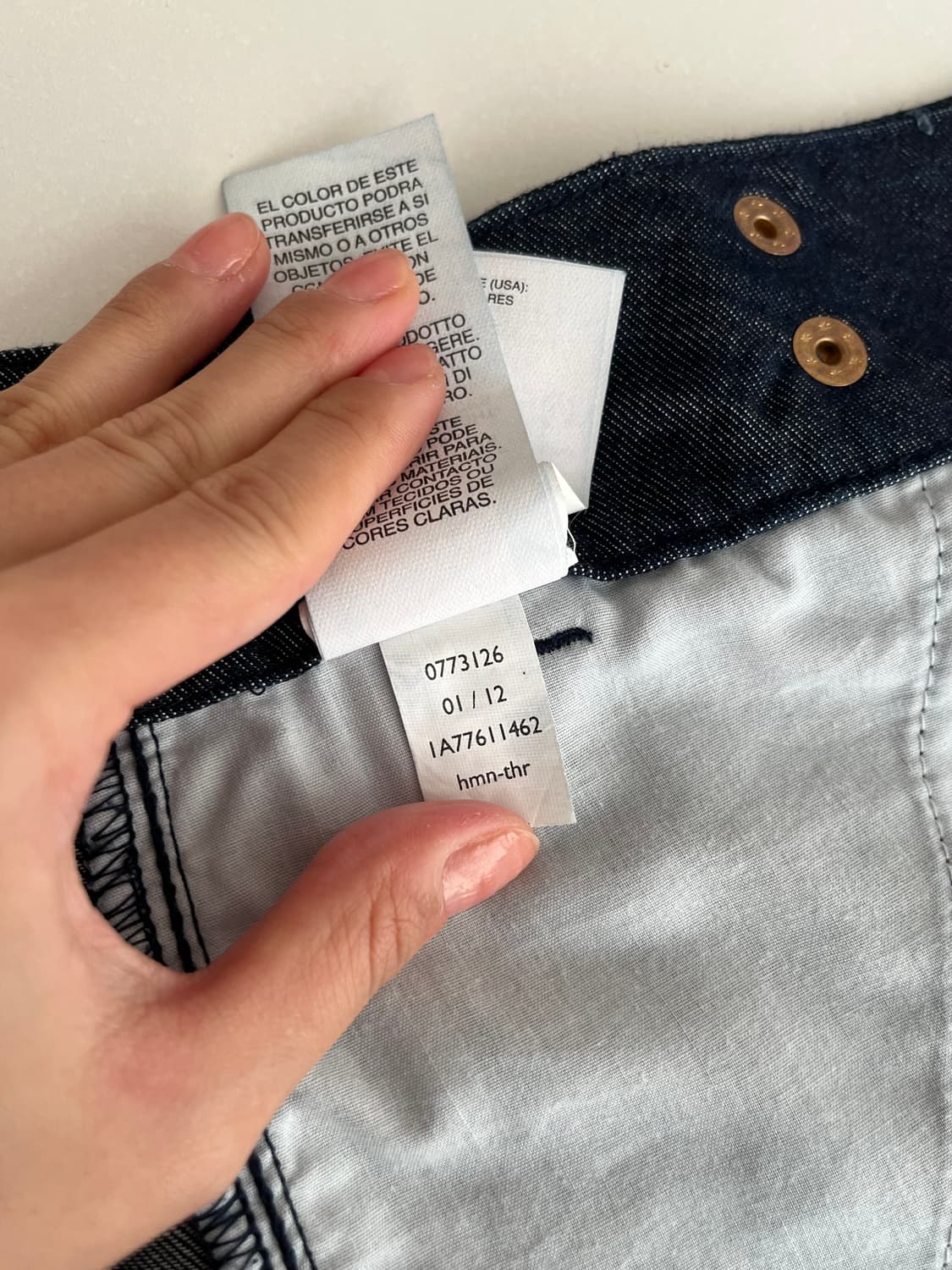 XS) 타미힐피거 데님 랩스커트 상품이미지6