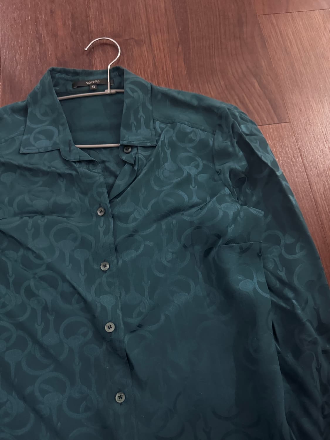 구찌 실크100 홀스빗 블라우스 상품이미지2