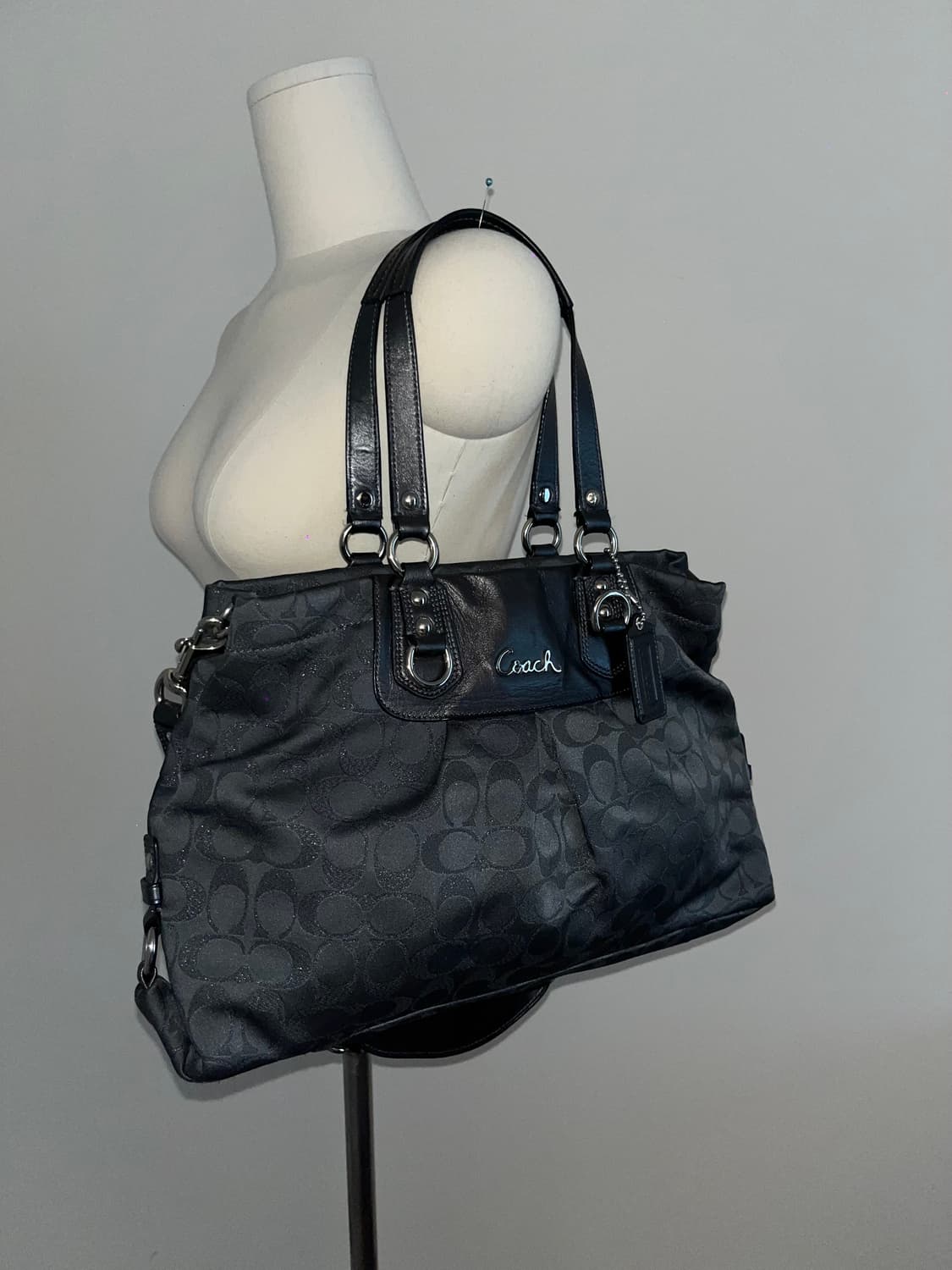 90ss COACH darkgray Shoulder bag 상품이미지3