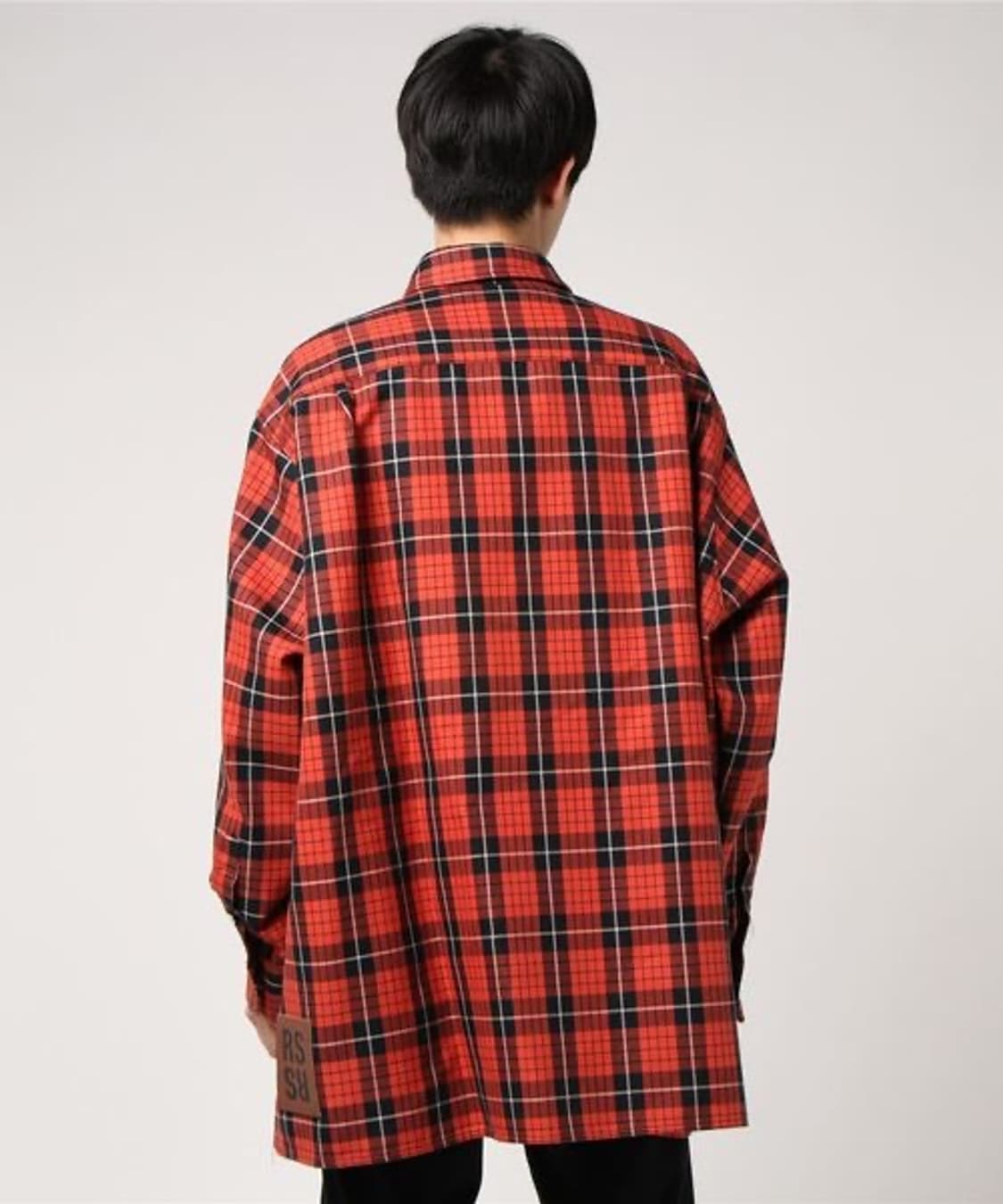 라프시몬스 18ss 이지핏 패치 데님셔츠 S 상품이미지3