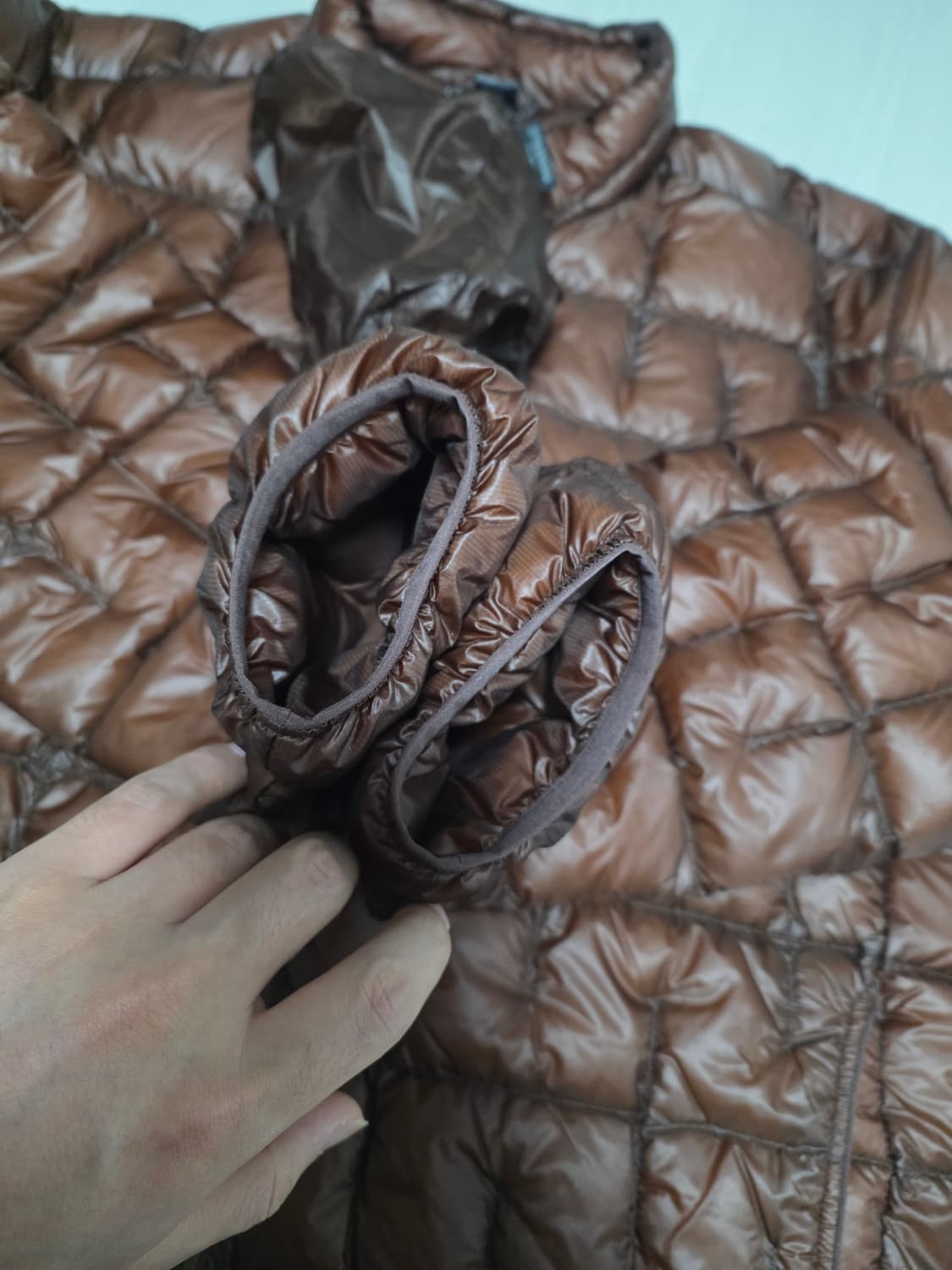 [XL] 몽벨 플라즈마 1000 다운 패딩 자켓 팝니다 상품이미지8