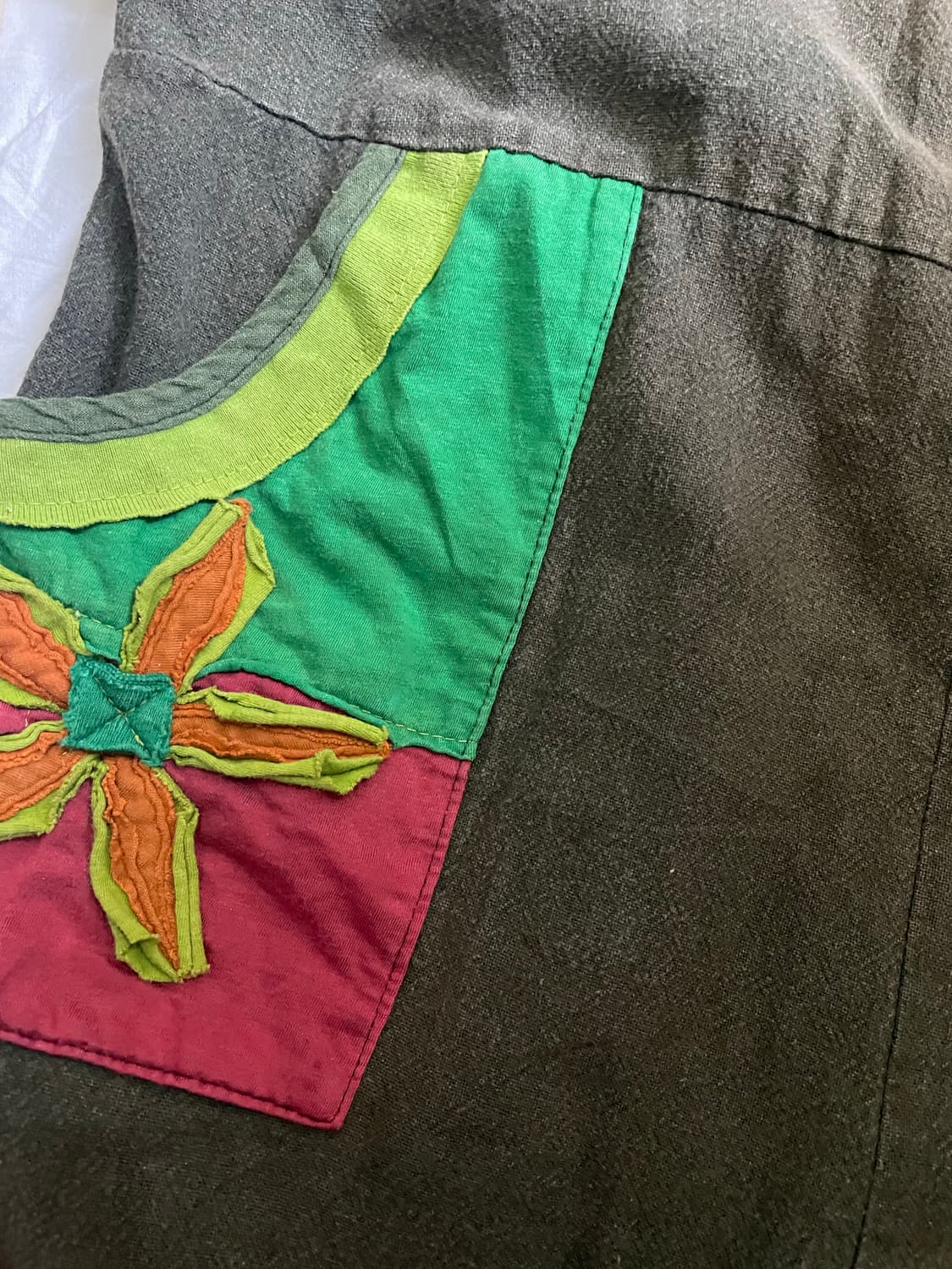 패치워크 오버롤 상품이미지2