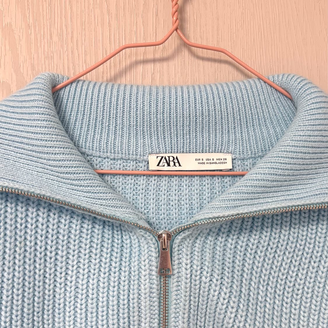 (s) 자라 크롭 니트 집업  상품이미지2