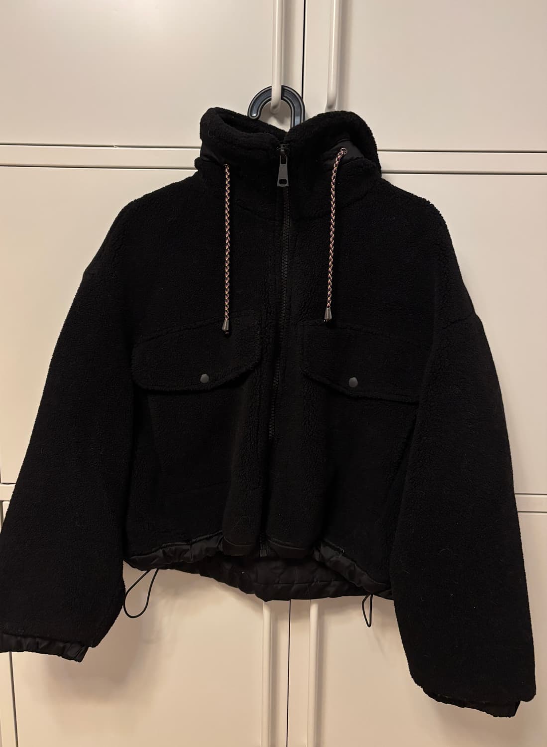 자라 뽀글이 크롭 퍼자켓 상품이미지1