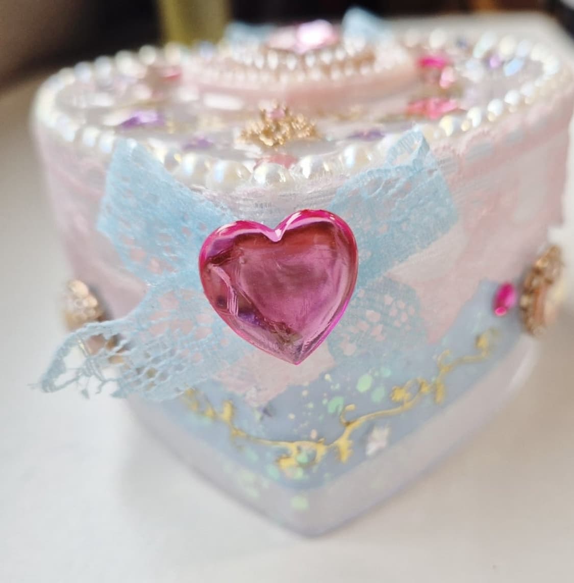 핸드메이드새상품)페어리계스타일 몽환적인 보석함 소품함 메르헨 상품이미지4