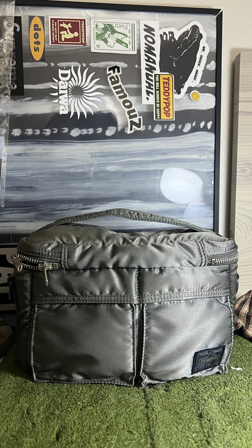 요시다포터 탱커 카메라백 스몰 S 실버 그레이 (숄더끈 결품) 상품이미지1