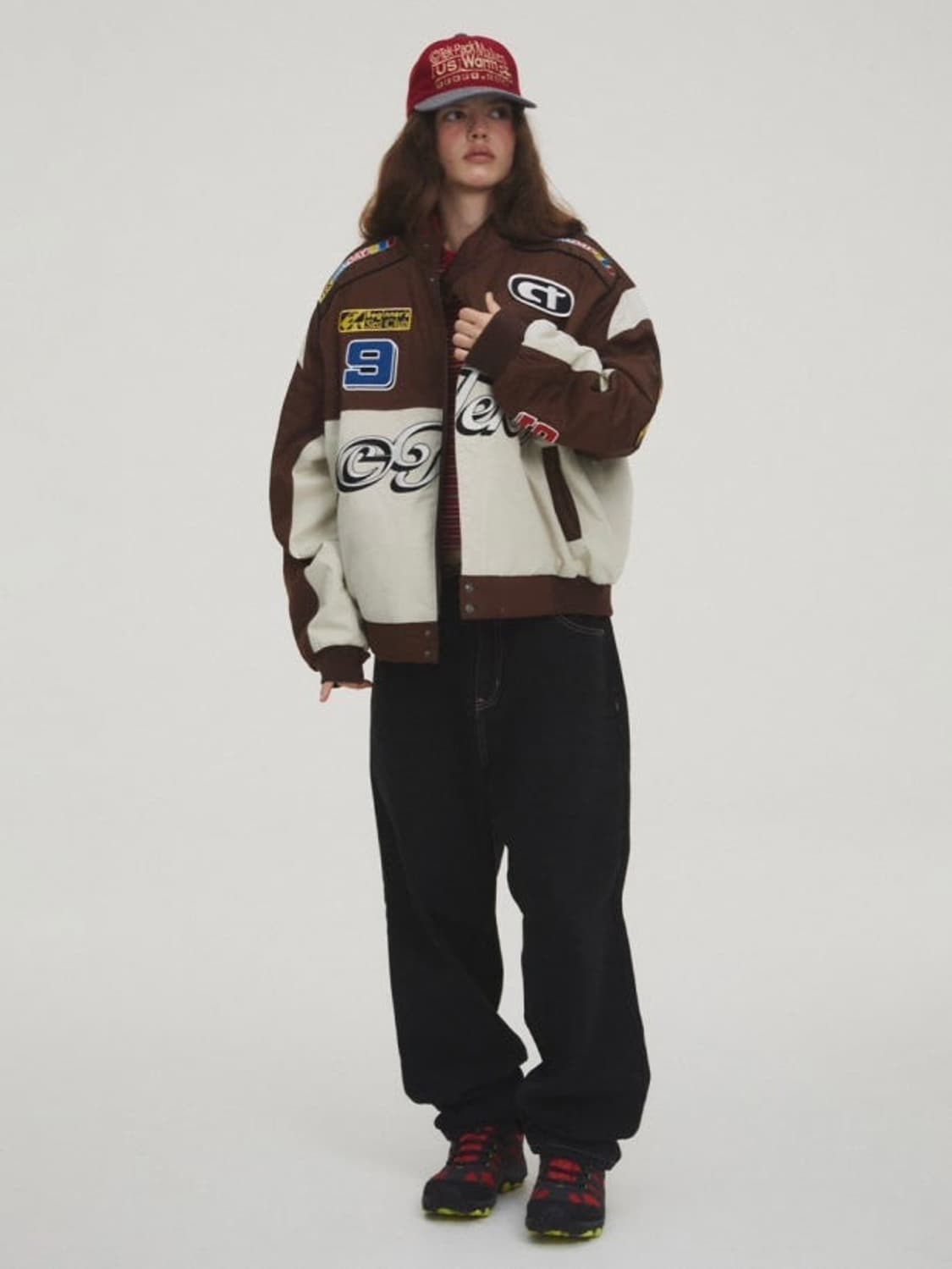 M) 테켓 펀칭 레이싱 자켓 상품이미지5