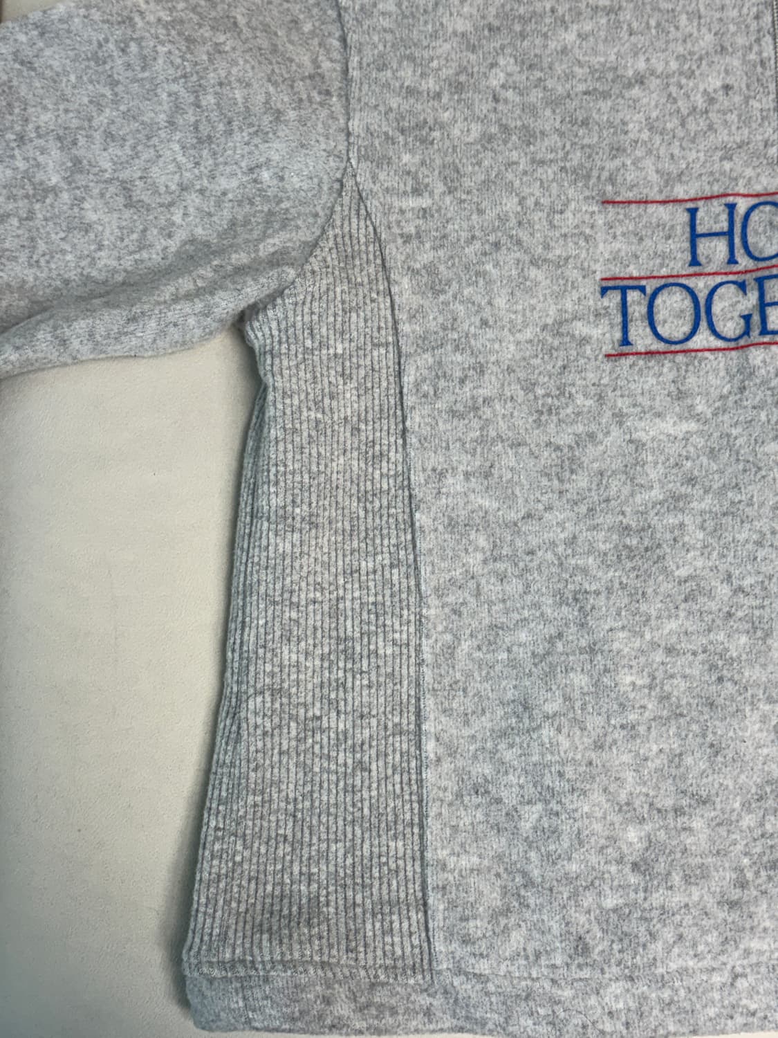 (새상품)베뉴먼트 venument 소프트울 아노락 플리스 그레이 상품이미지7