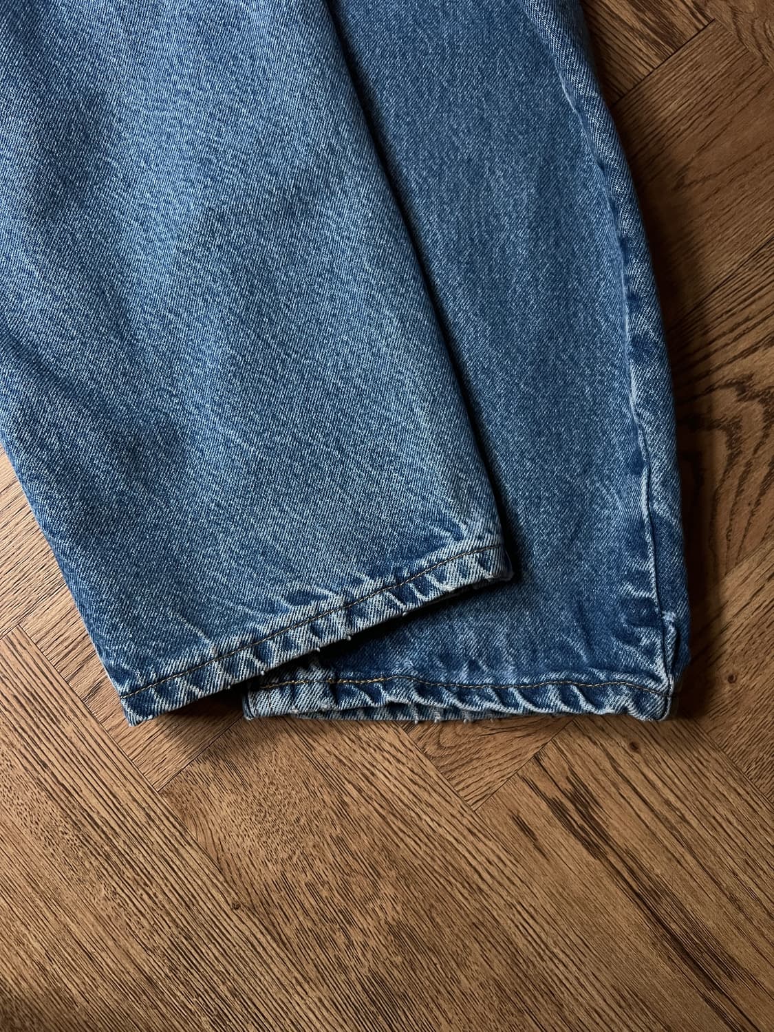 [40]칼하트 USA 미디엄블루 워크 데님 팬츠 상품이미지7