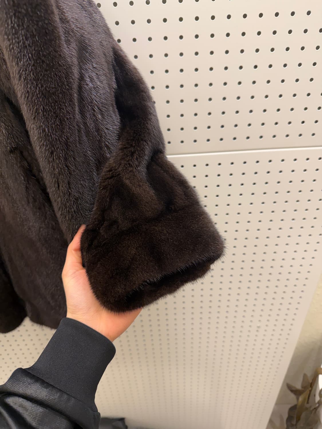 블랙글라마 다크 밍크 퍼 코트 U698 상품이미지3