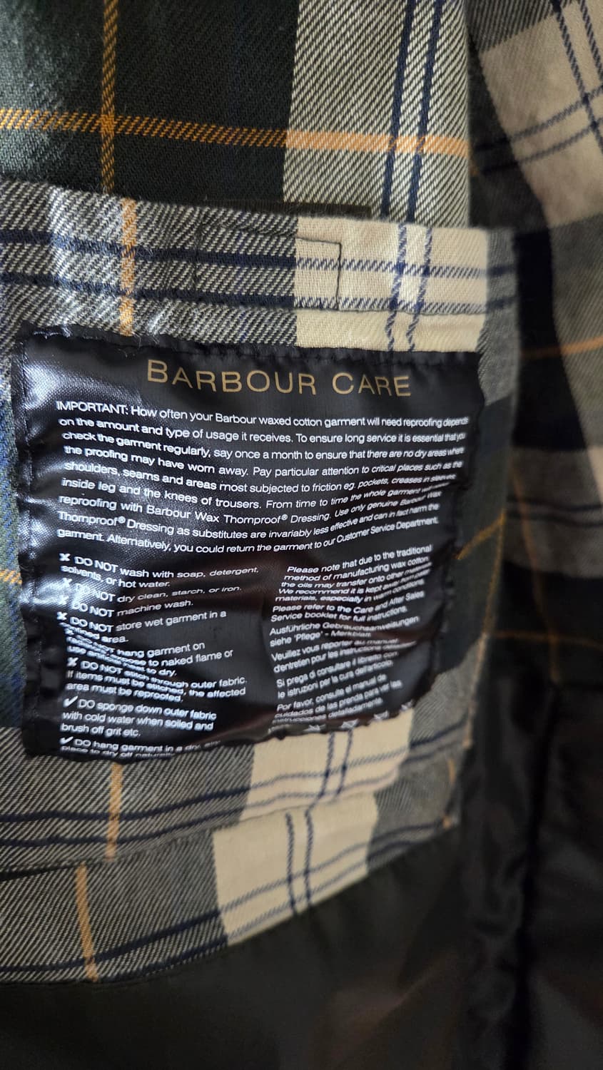 바버 비데일 왁스 자켓 상품이미지4