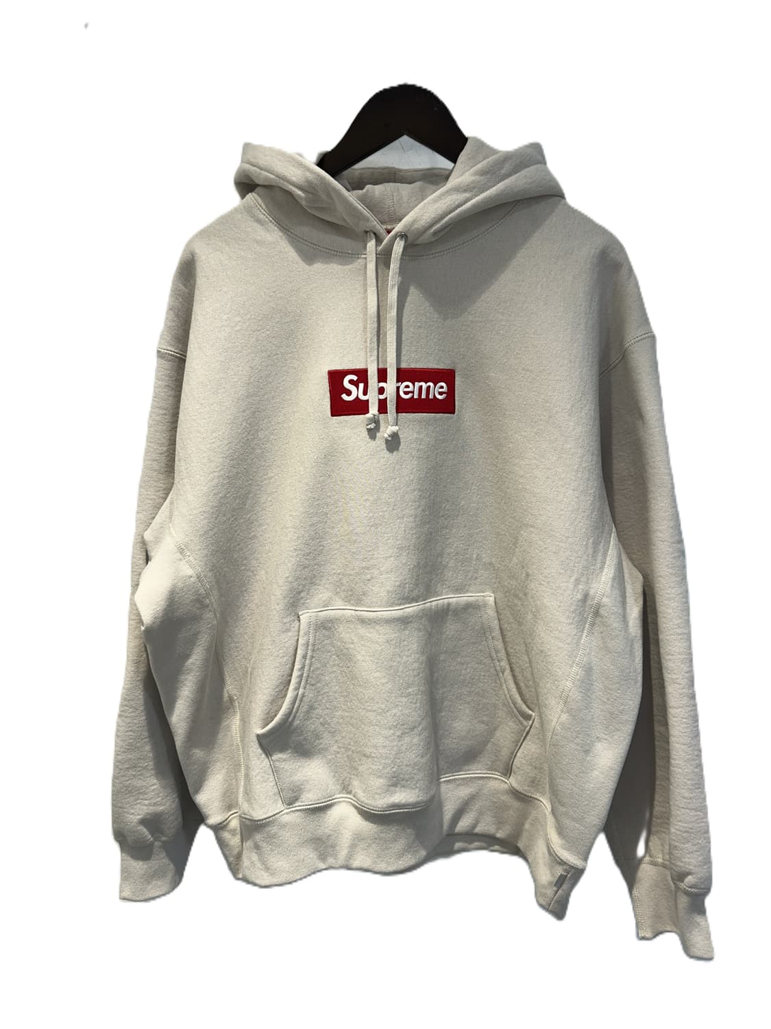 슈프림 박스 로고 후드 티셔츠 오트밀 상품이미지1