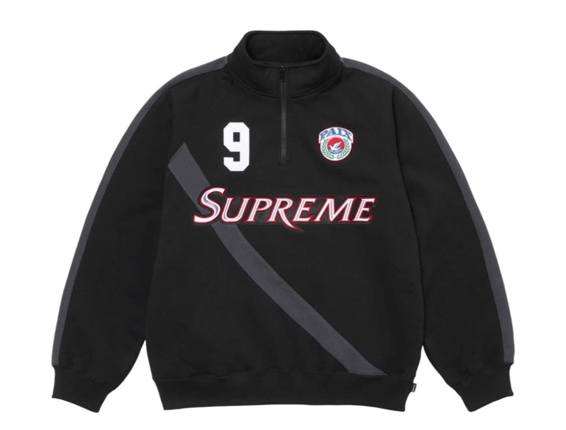 슈프림 이큅 하프집업 스웨트셔츠 m 상품이미지4