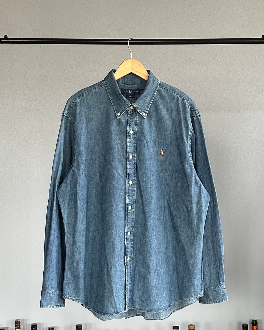 [2XL]폴로 랄프로렌 샴브레이 데님 셔츠   상품이미지1