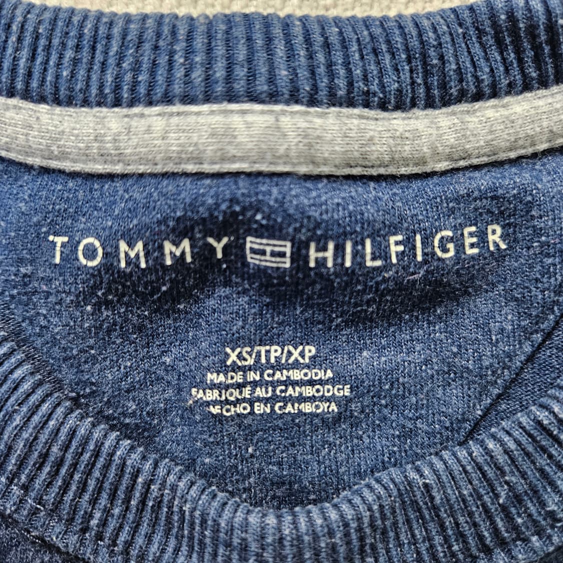 XS 타미힐피거 라운드넥 긴팔 티셔츠 0313 Y 상품이미지3