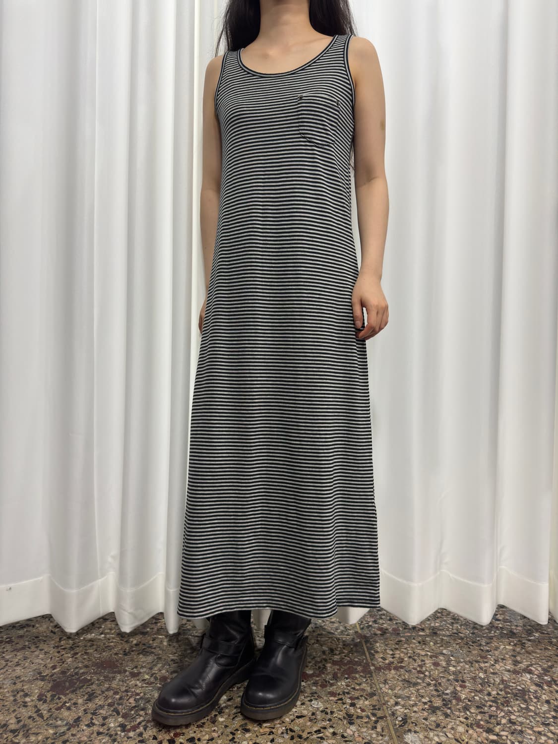 stripe sleeveless onepiece 상품이미지3