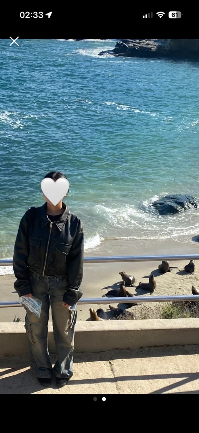 미국 자라 레더 자켓 상품이미지2