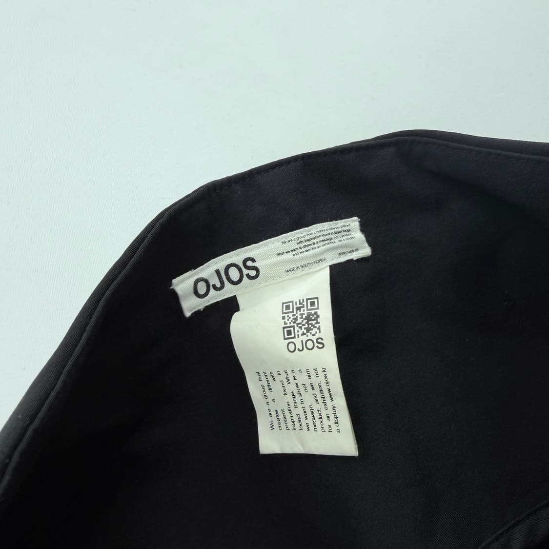 오호스(OJOS) 언발란스 웨이스트 부츠컷 팬츠 상품이미지4