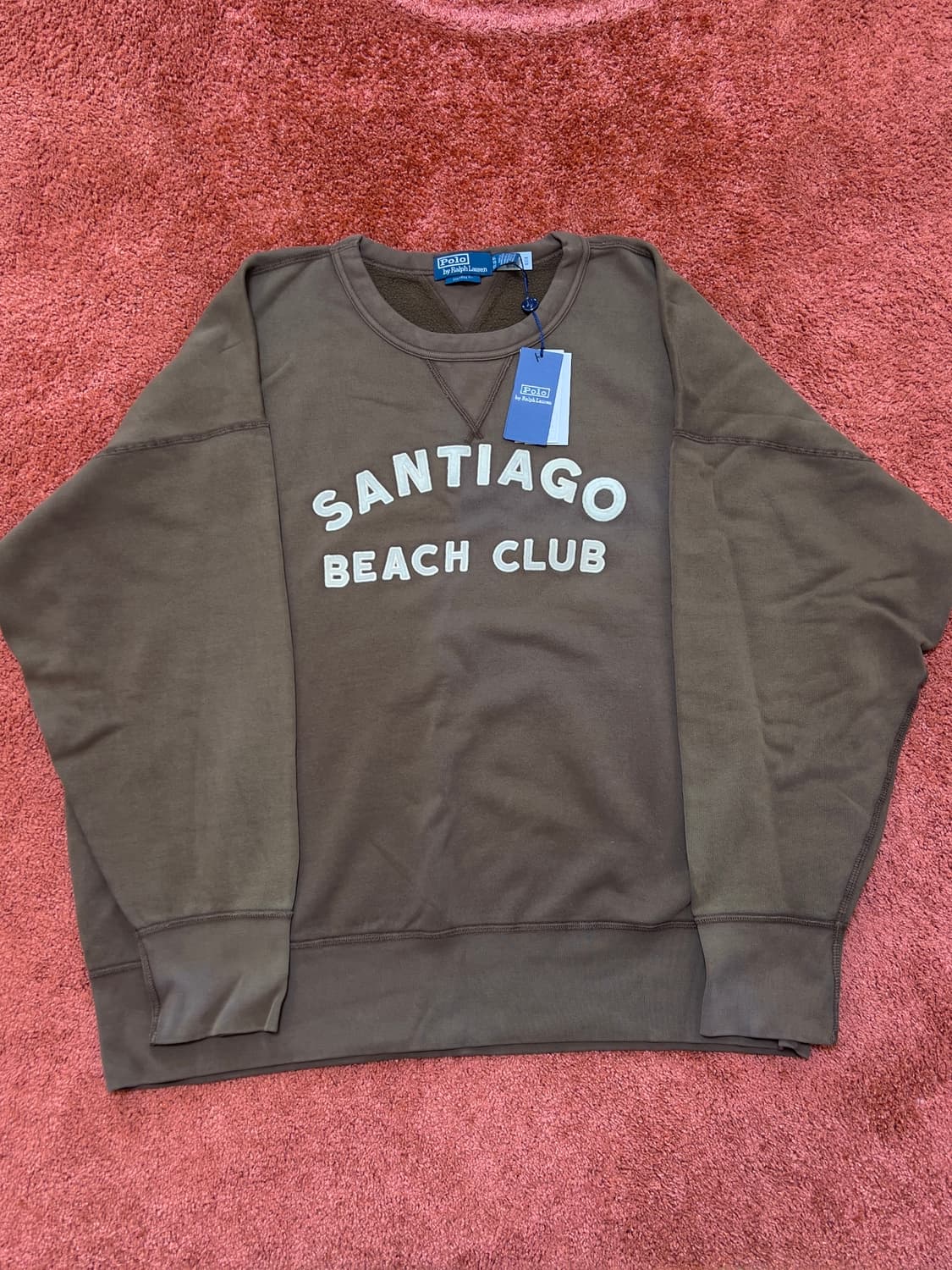 폴로 랄프 로렌 스웨트셔츠 브라운 XL 상품이미지1