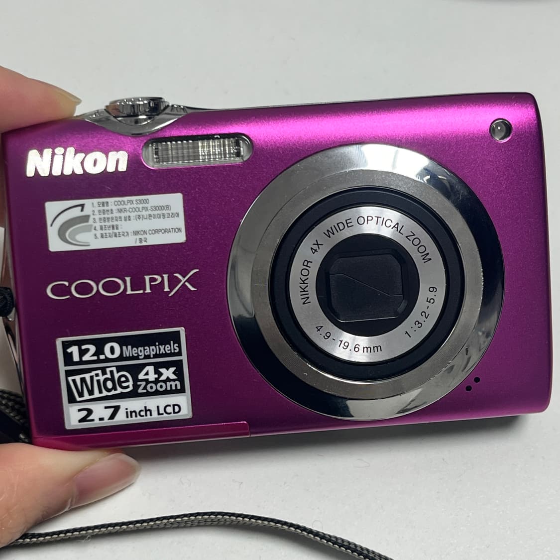 Nikon Coolpix s3000 | 니콘 쿨픽스 s3000 핑크 상품이미지2