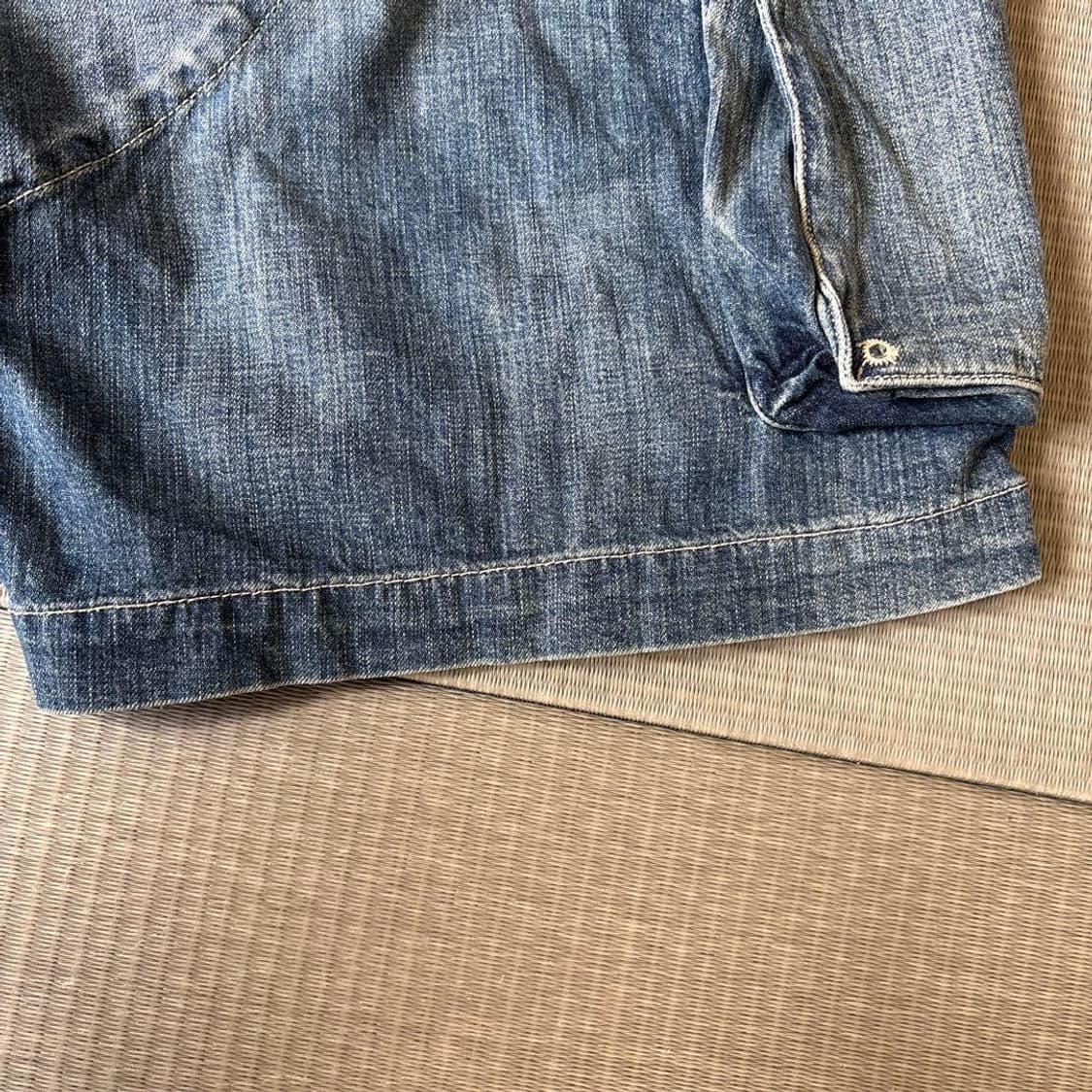 RRL 더블알엘 레지먼트 데님 카고 쇼츠 상품이미지5